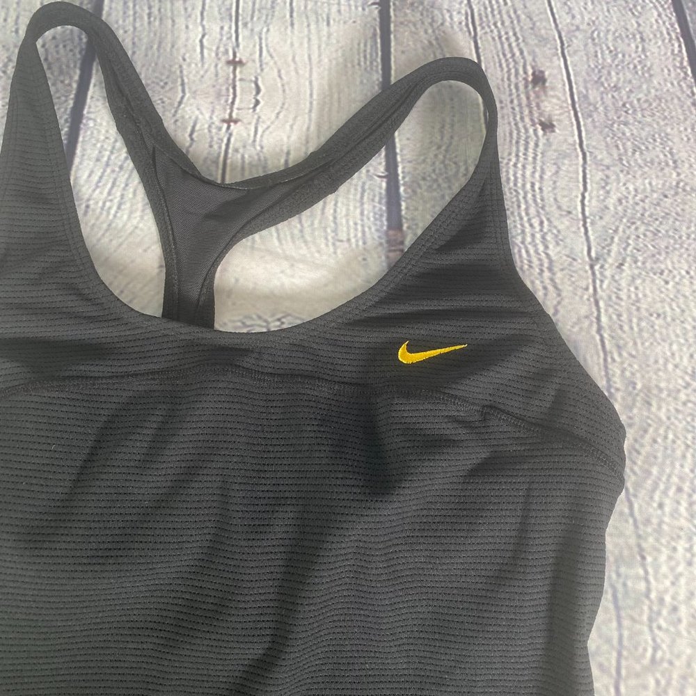 Nike Livestrong with Built In Bra Tank Top Black - Picture 2 of 8